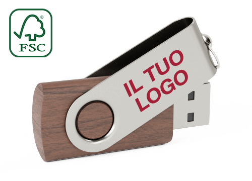 Twister Wood - Chiavette USB Gadget Twister Wood - Chiavette USB Gadget