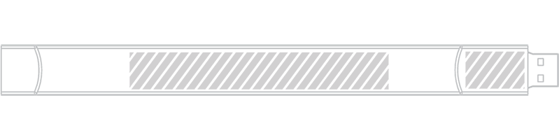 Braccialetto USB Serigrafia