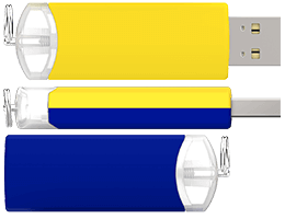 Disponibile anche in 2 colori. Scegli tra 2 diversi colori standard per le 2 differenti parti.